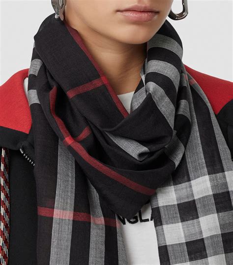 burberry nautical silk scarf|Burberry check silk scarf.